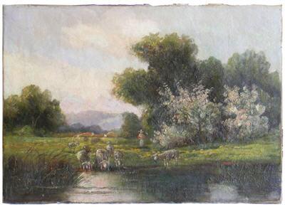 Sample artwork by Paul Baum (1859 - 1932), known for neo-impressionist landscape painting and teaching - View similar artists and auction records